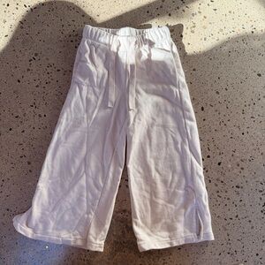 H&M Cream Elastic Waist Pants